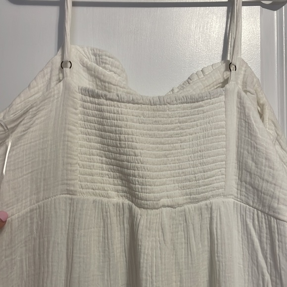 Maxi White Tiered Dress - Picture 3 of 3